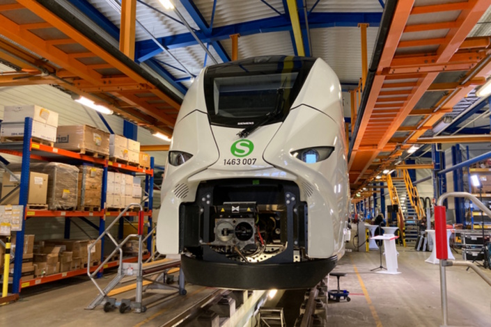 Neue Mireo-Züge für die S-Bahn Mitteldeutschland. Foto: DB AG/Maria Menz