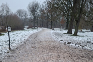 Matschpiste am Auensee. Foto: Christof Korth