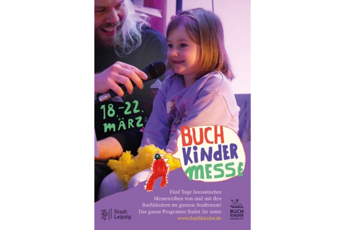 BuchKinderMesse. Plakat: Buchkinder Leipzig e.V.