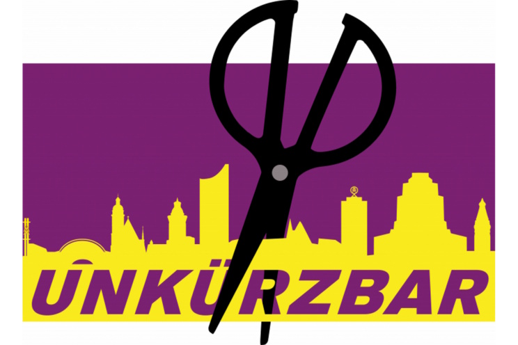 Unkürzbar. Logo: Initiativkreis des Bündnisses Unkürzbar