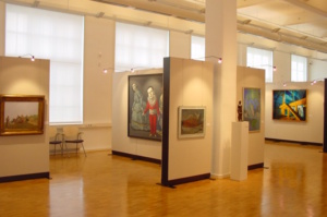Blick in die Ausstellung in der Kunsthalle der Sparkasse Leipzig. Foto: Claus Baumann
