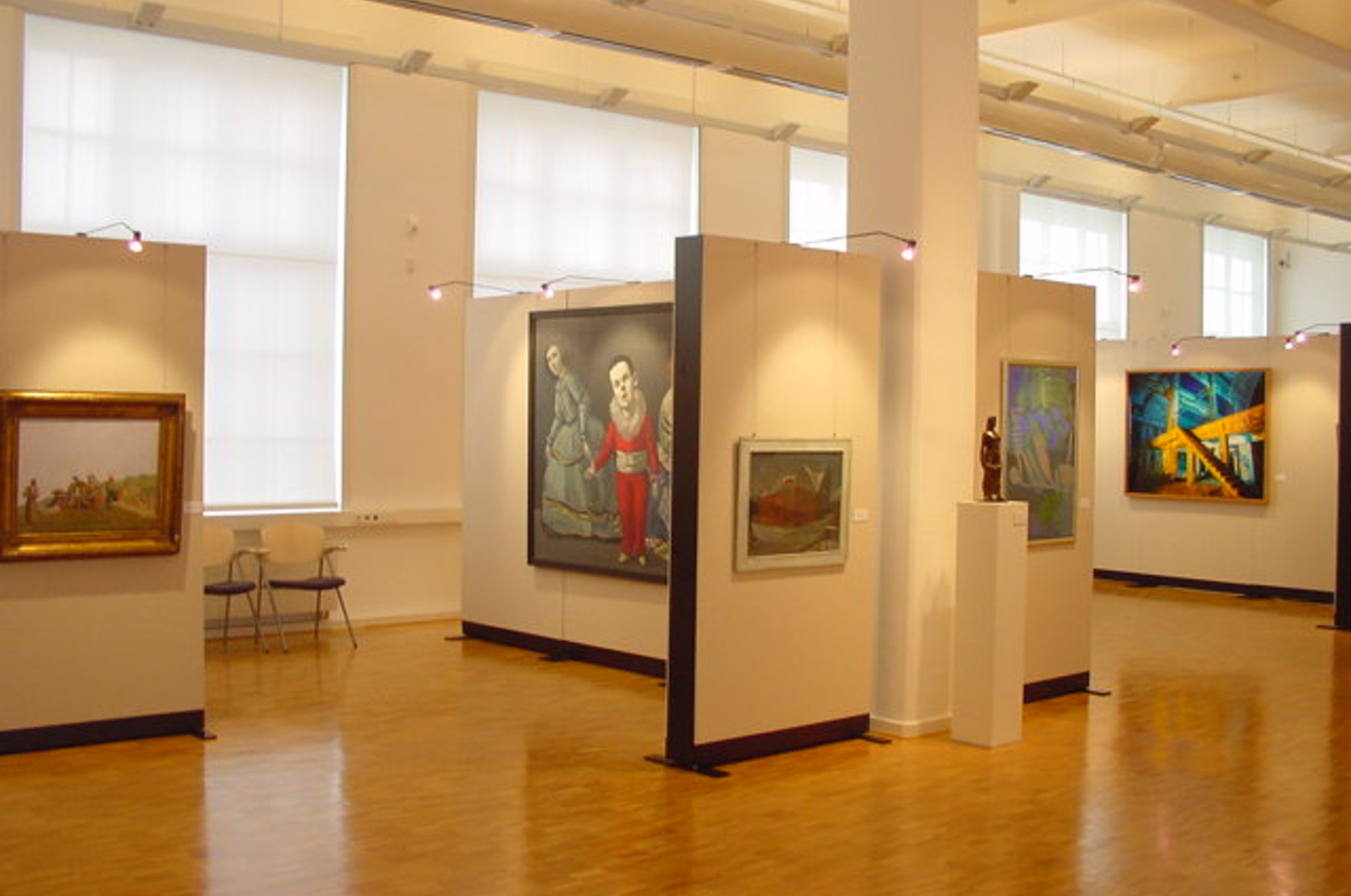 Blick in die Ausstellung in der Kunsthalle der Sparkasse Leipzig. Foto: Claus Baumann