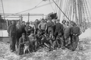 Die Mannschaft der "Gauß"-Expedition. Foto: Leibniz-Institut für Länderkunde Leipzig