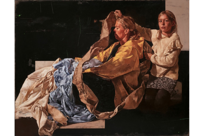 Sebastian Schrader, [ohne Titel], 2026. Öl auf Leinwand, 140 cm x 180 cm. Foto: Reiter Galerie