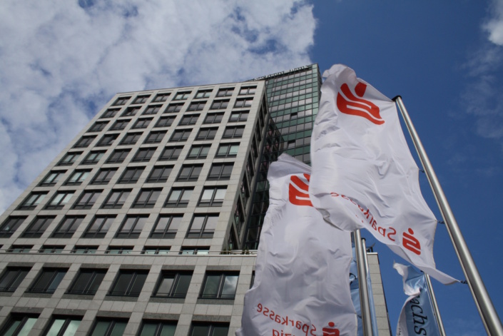 Sitz der Sparkasse Leipzig. Foto: Ralf Julke