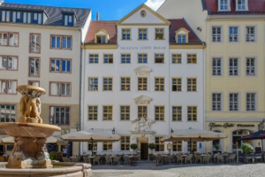 Haus Zum Arabischen Coffe Baum in Leipzig mit Museum, Café und Restaurant. Foto Markus Scholz