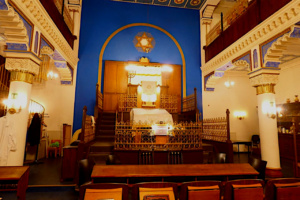 Der Innenraum der Brodyer Synagoge zu Leipzig: Auch sie wird zur Jüdischen Woche 2026 Veranstaltungsort sein. © Lucas Böhme