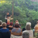 Martina Hefter liest bei der Jubiläumsfeier des Literaturhauses Leipzig am 19. Juni. Foto: David Gray