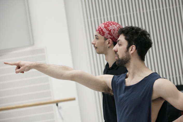 Proben für das Leipziger Ballett. Foto: Ida Zenna