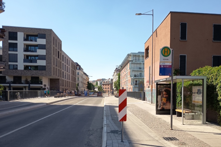 Blick von Osten auf die fertiggestellte Karlbrücke. Foto: Steffen Peschel