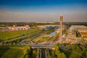 Blick aufs Leipziger Messegelände. Foto: Leipziger Messe