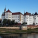 Blick auf die frisch sanierte Elbseite von Schloss Hartenfels in Torgau. Foto: LRA Nordsachsen /Stöber