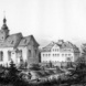 Kirche und Herrenhaus des unteren Ritterguts Stötteritz um 1850. Album der Rittergüter und Schlösser des Königreichs Sachsen. Leipzig 1856, gemeinfrei, https://commons.wikimedia.org/w/index.php?curid=3997826