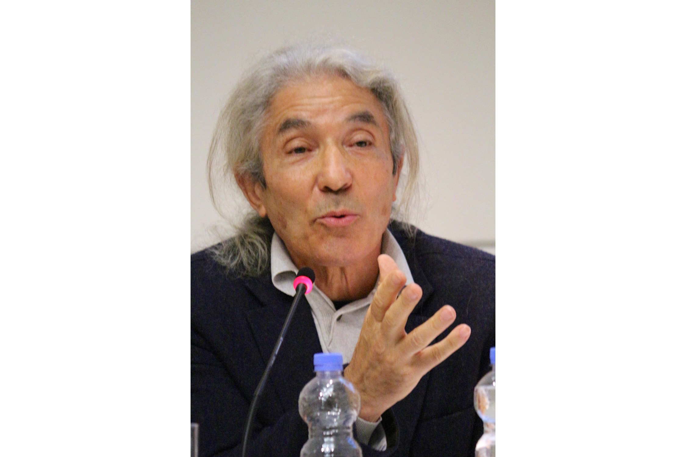 Boualem Sansal in Leipzig. Foto: Alfonso de Toro
