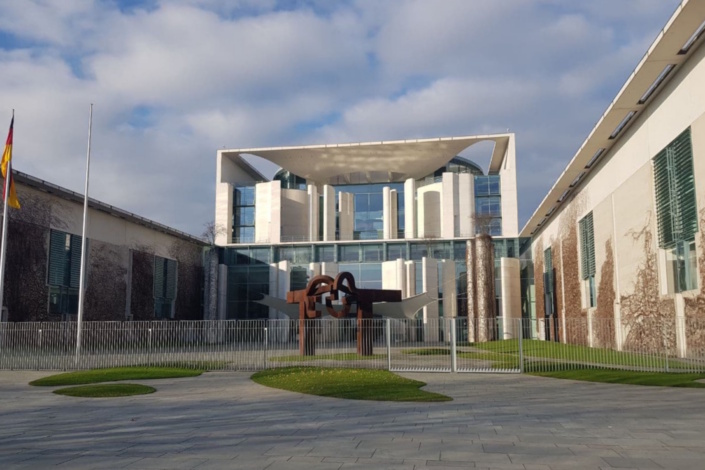Das Bundeskanzleramt in Berlin. Foto: Marko Hofmann