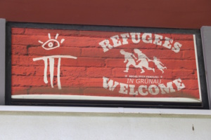 Refugees welcome. Foto: Sabine Eicker
