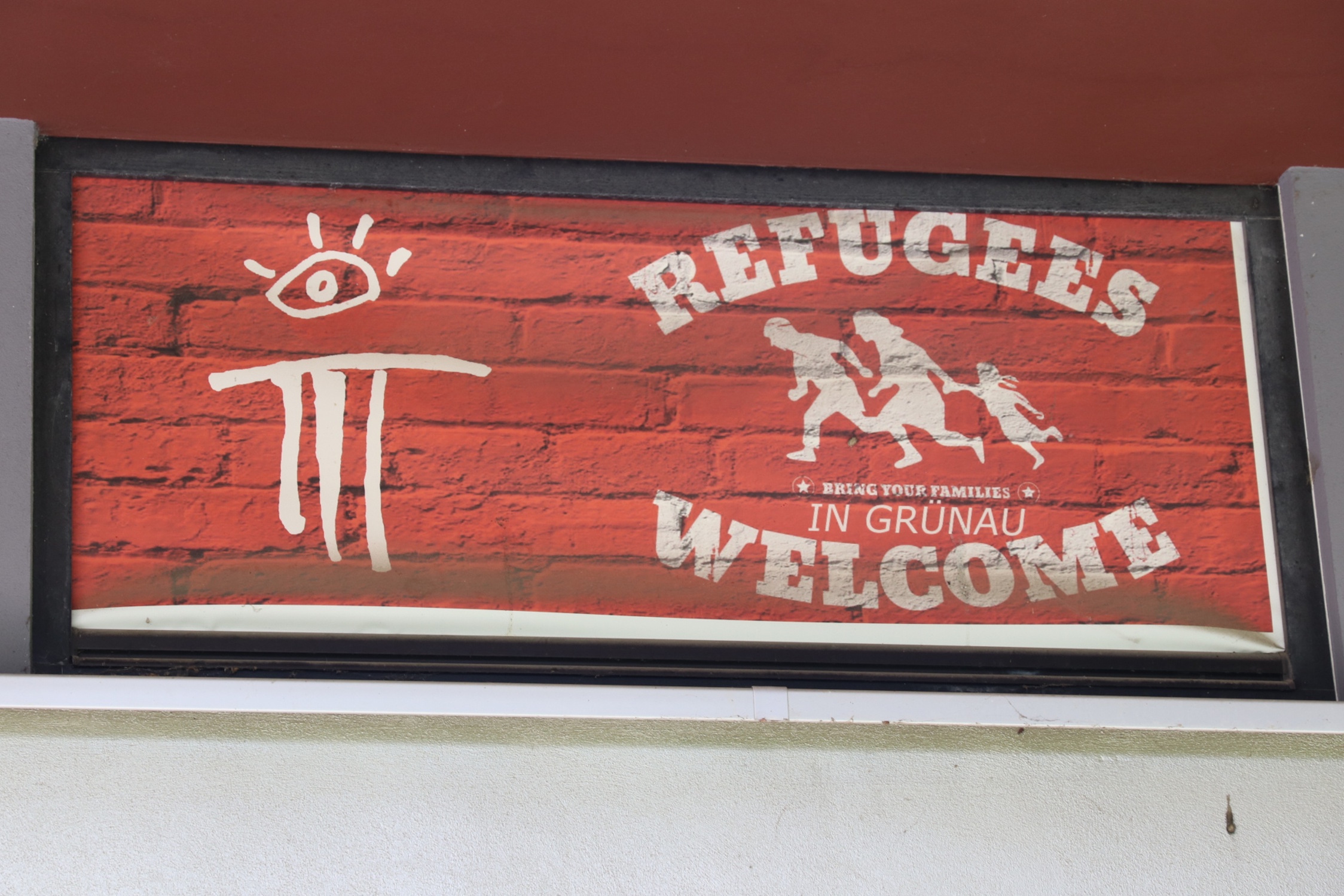 Refugees welcome. Foto: Sabine Eicker