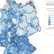 Pkw-Dichte zum 1. 1. 2026 im Regionalatlas nach Kreisen. Grafik: Regionalatlas Deutschland