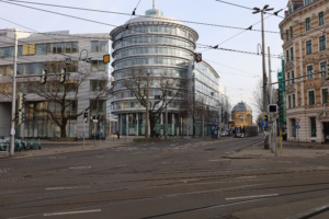 Komplettumbau: der Torgauer Platz. Foto: Ralf Julke