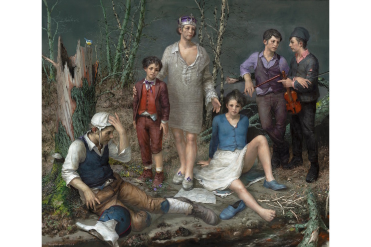 Frank Hauptvogel: Rast, 2023/24. Foto: Galerie Schwind