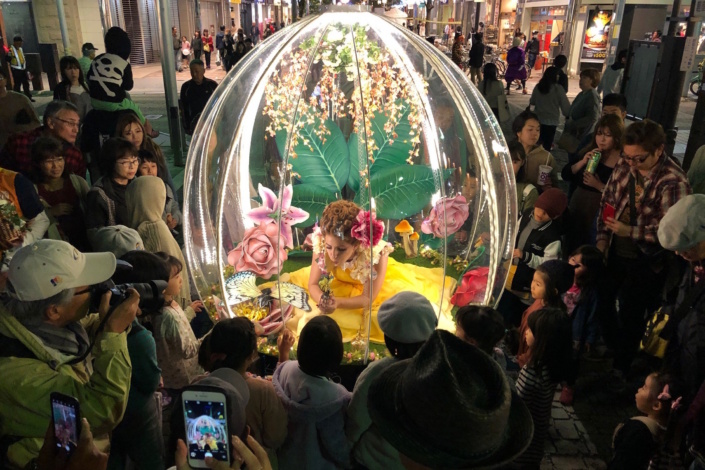 „The Enchanted Flower Globe“- Pressefoto