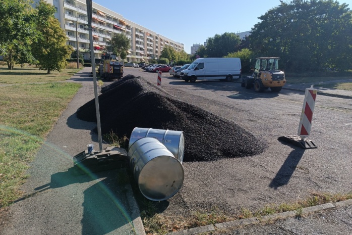 Havarie? Nein Straßenbaumaßnahme in Grünau, Mannheimer Straße: Beim MTA nachgefragt · Leipziger Zeitung