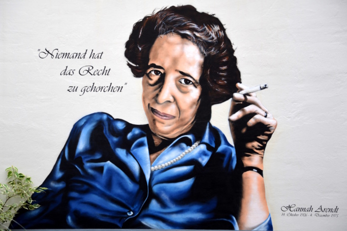 Hannah Arendt. Foto: Bernd Schwabe in Hannover - Eigenes Werk, CC BY-SA 3.0, https://commons.wikimedia.org/w/index.php?curid=34953759