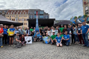 Gruppenfoto zur KlimaFair 2025. Foto: Leipzig fürs Klima