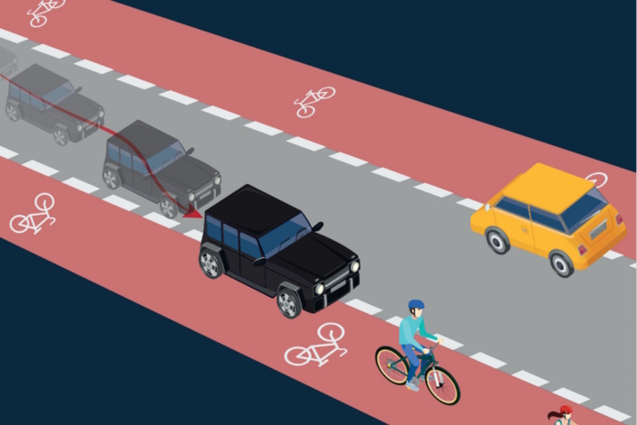 Verkehrsversuch aussehen. Grafik: Stadt Taucha