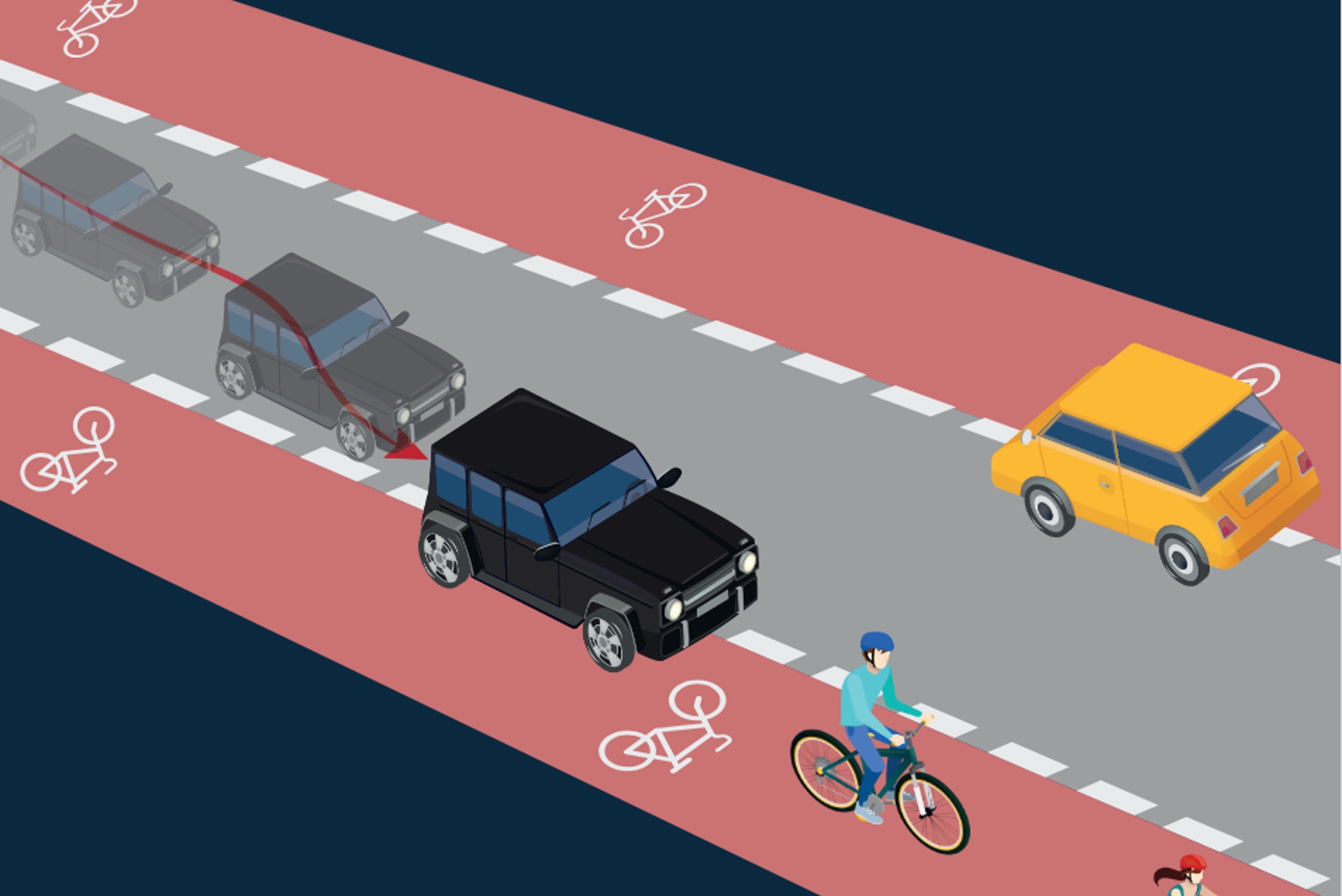 Verkehrsversuch aussehen. Grafik: Stadt Taucha