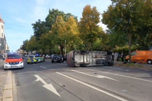 Unfall in Plagwitz am 28. September 2026. Foto: Steffen Peschel