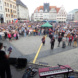 Tausende Menschen versammelten sich am Samstag auf dem Leipziger Marktplatz, vereint im Protest gegen AfD und Rechtsextremismus. © Lucas Böhme