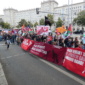Mehrere hundert Menschen protestierten am Samstag gegen die Ansiedlung einer Raketenfabrik im Raum Leipzig. © Lucas Böhme