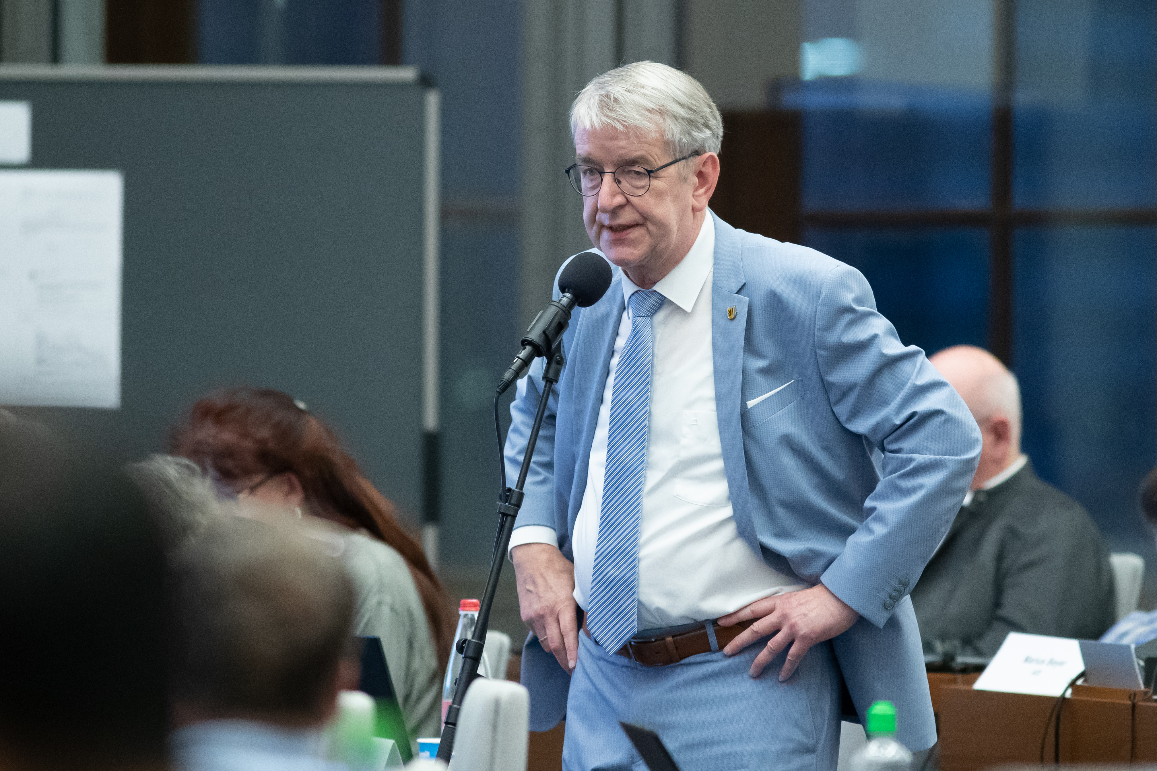 Christian Kriegel (AfD) im Leipziger Stadtrat am 30.09.2026. Foto: Jan Kaefer