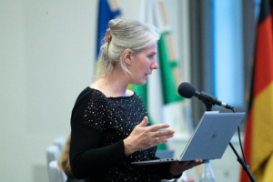 Katharina Krefft (Bündnis 90/Die Grünen) im Leipziger Stadtrat am 30.09.2026. Foto: Jan Kaefer