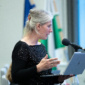 Katharina Krefft (Bündnis 90/Die Grünen) im Leipziger Stadtrat am 30.09.2026. Foto: Jan Kaefer