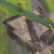 Drohnenaufnahme der Trapezgrabenanlage bei D&ouml;hlen. Foto: Freistaat Sachsen, Landesamt f&uuml;r Arch&auml;ologie