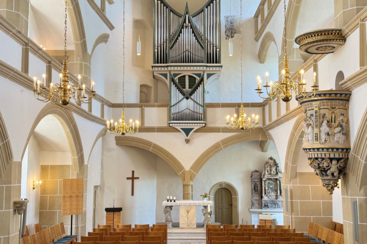 Blick in die Schlosskapelle Torgau. Foto: Wolfgang Sens