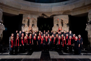 Denkmalchor in der Krypta des Völkerschlachtdenkmal. Foto: Anne Hornemann