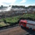 Rund um die Uhr löscht die Feuerwehr den Schwelbrand im Kohletrübebecken I (Restloch Rusendorf) bei Mumsdorf. Foto: LMBV