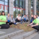 Pflanzaktion des Ökolöwen in der Humboldtstraße. Foto: Ökolöwe