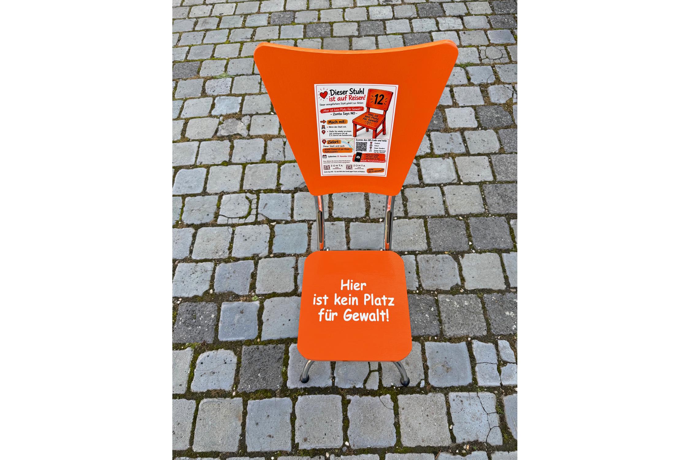 Zonta-Aktion "Hier ist kein Platz für Gewalt". Foto: Zomta