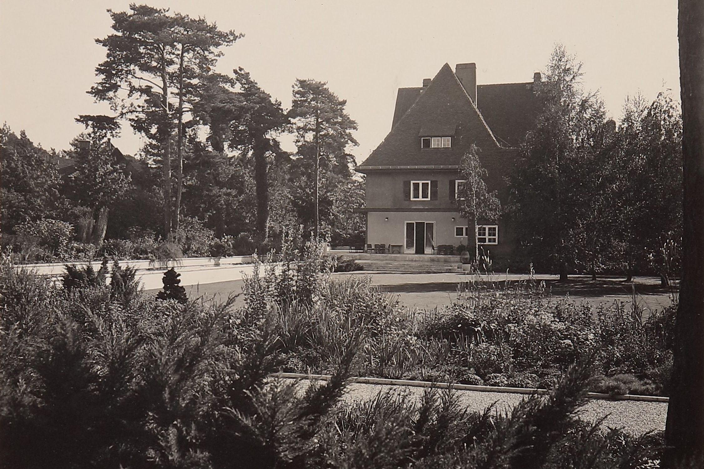 Wohnhaus in Berlin-Zehlendorf, 1930 von Salman Schocken erworben, Foto: Schocken-Archiv, JTS Schocken Institute for Jewish Research, Jerusalem