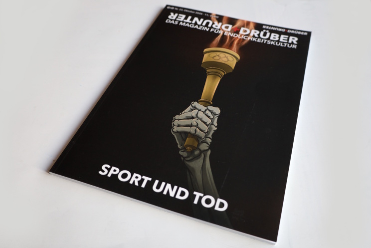 Drunter + Drüber: Sport und Tod. Foto: Ralf Julke