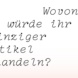 Wovon würde Ihr einziger Artikel handeln? Grafik: theonlymaterial.com
