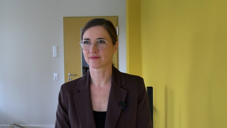 Bei der LEMO-Eröffnung, Interview mit Vicki Felthaus, Leipziger Bürgermeisterin für Jugend, Schule und Demokratie