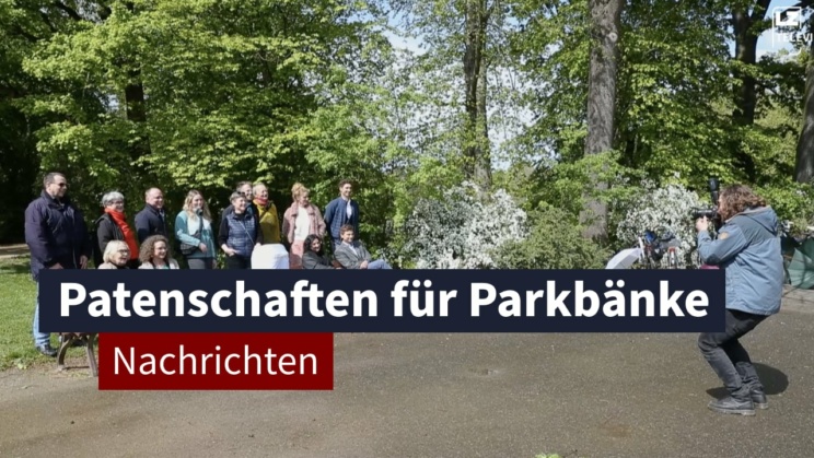 18. April 2024: Patenschaften für Parkbänke: Stiftung Bürger für Leipzig feiert Jubiläum | LZ TV Nachrichten