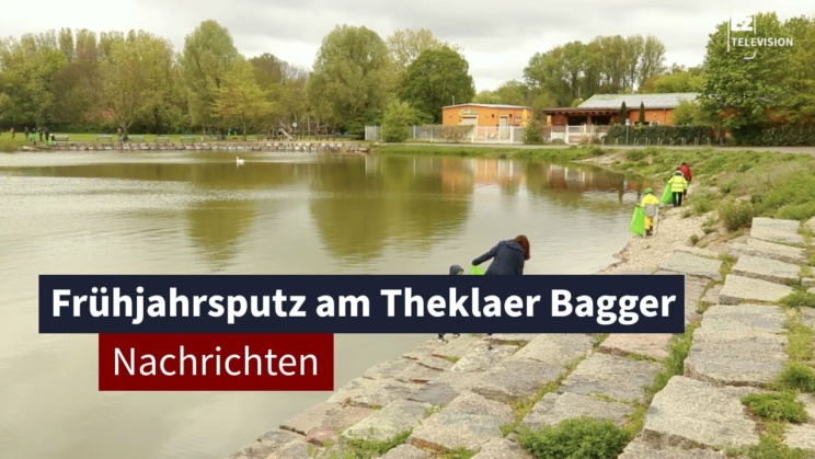 22. April 2024: Theklaer Bagger: Frühjahrsputz bereitet Wasserfest vor | LZ TV Nachrichten