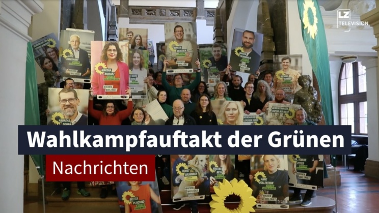 23. April 2024: Leipziger Bündnisgrüne starten mit über 100 Kandidaten in Kommunalwahlkampf | LZ TV Nachrichten