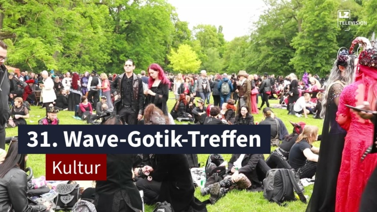 21. Mai 2024: Viktorianische Picknick im Clara-Park zum 31. Wave-Gotik-Treffen in Leipzig | LZ TV Kultur